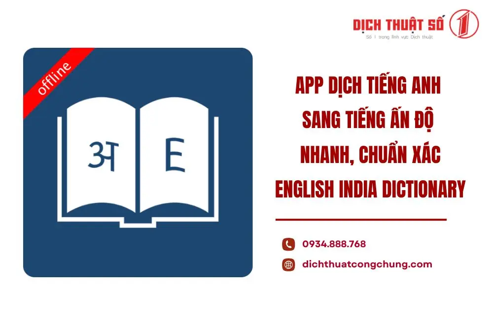 Top app/web dịch tiếng Anh sang tiếng Ấn Độ chuẩn, miễn phí