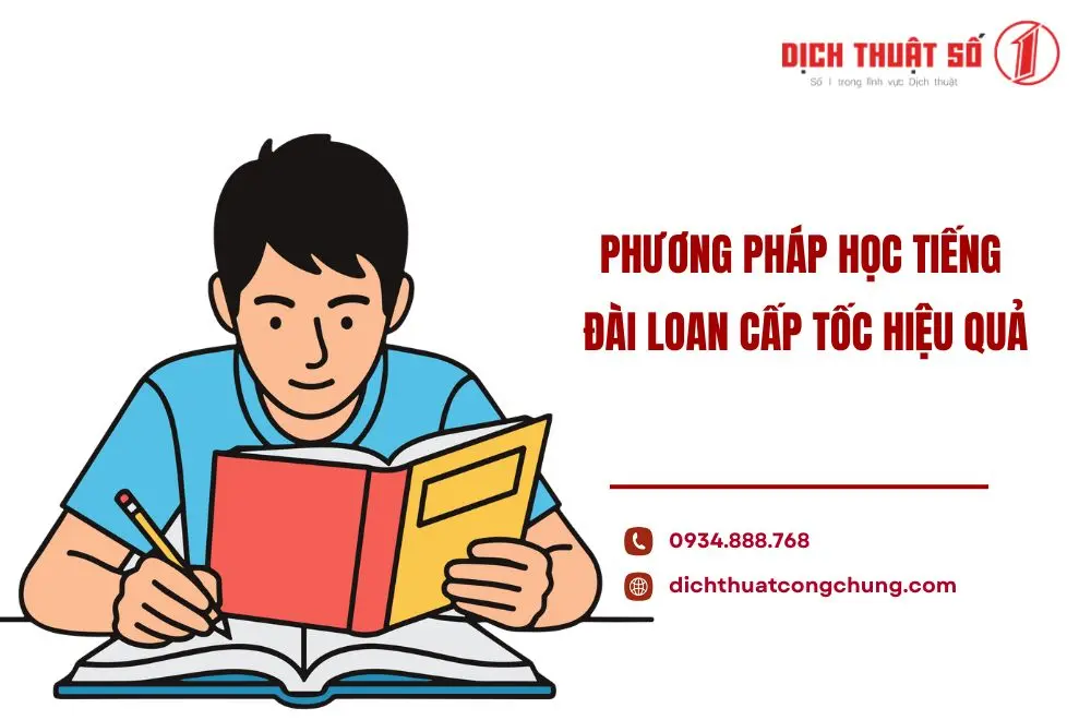 Phương pháp học tiếng Đài Loan cấp tốc hiệu quả