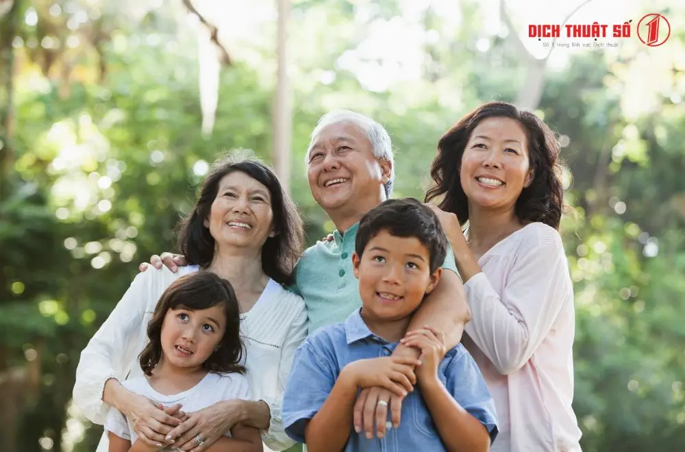 Từ vựng tiếng Đài Loan chủ đề gia đình & các mối quan hệ