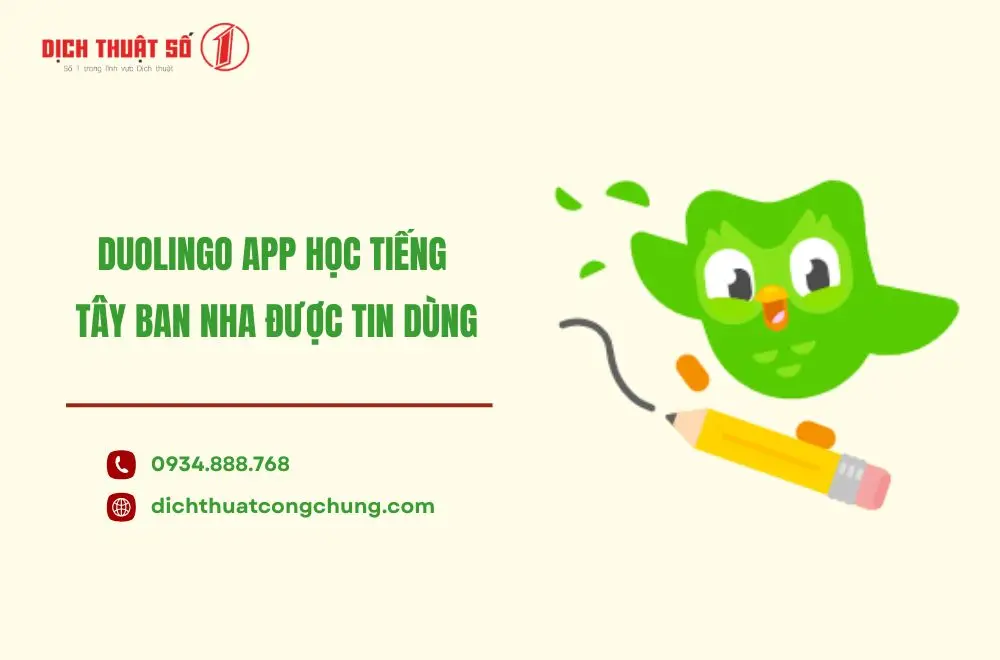 Duolingo - App học tiếng Tây Ban Nha được tin dùng