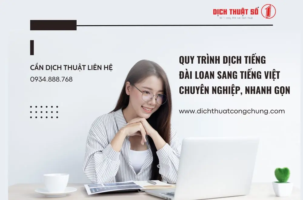 Quy trình kiểm soát chất lượng dịch thuật tiếng Đài Loan nhanh, chuẩn