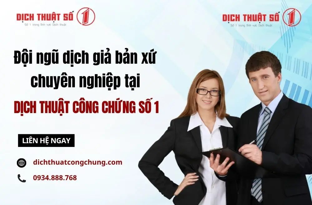 Đội ngũ dịch giả người bản ngữ tiếng Tây Ban Nha chuyên nghiệp