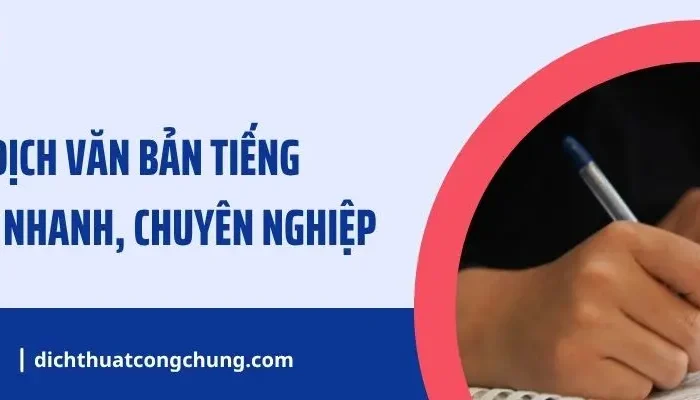 Dịch Vụ Dịch Văn Bản Tiếng Tây Ban Nha Nhanh, Chuyên Nghiệp