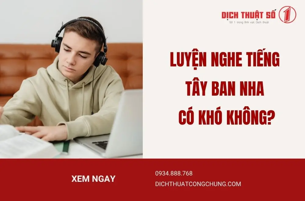 Nghe tiếng Tây Ban Nha có khó không?