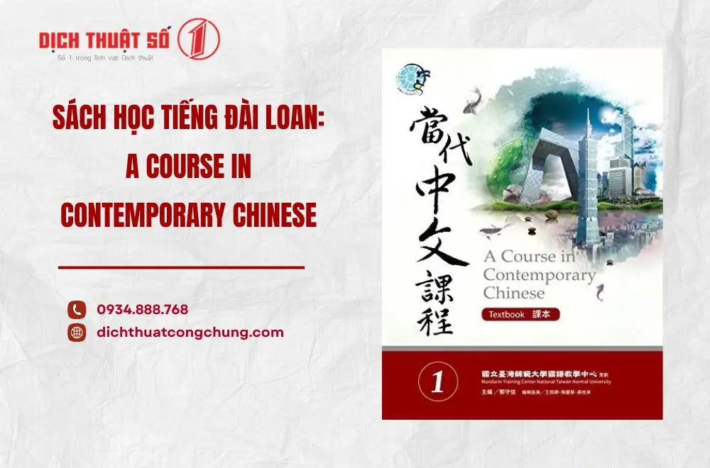 Top sách học tiếng Đài Loan cho người mới bắt đầu