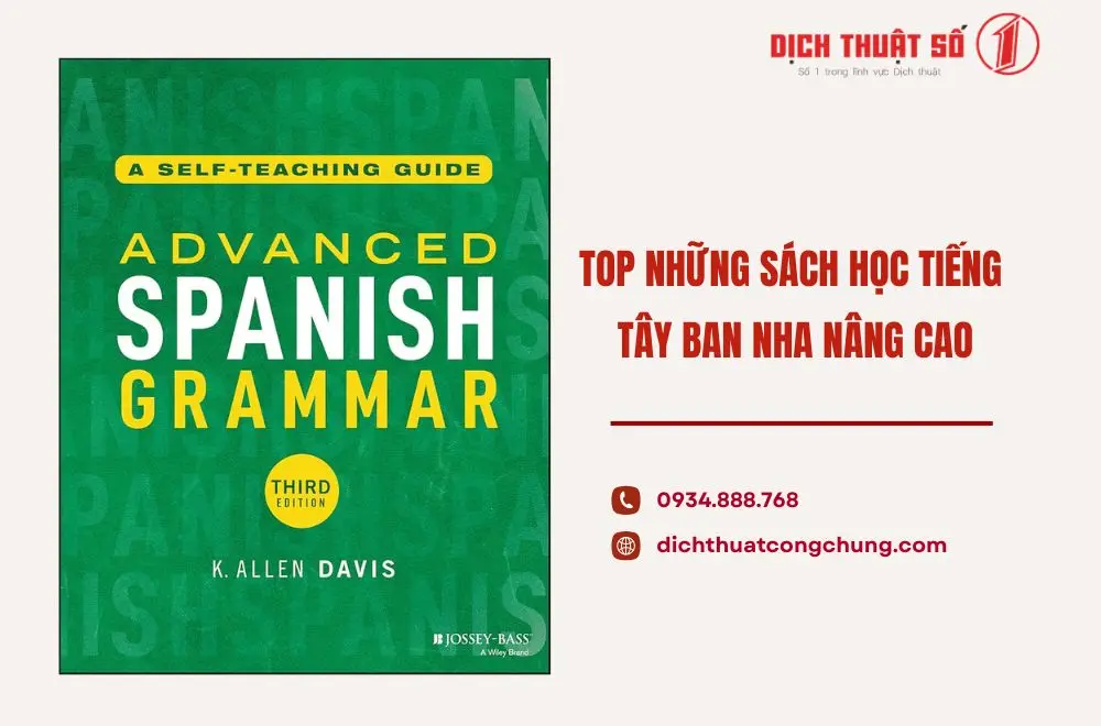 Những sách học tiếng Tây Ban Nha nâng cao