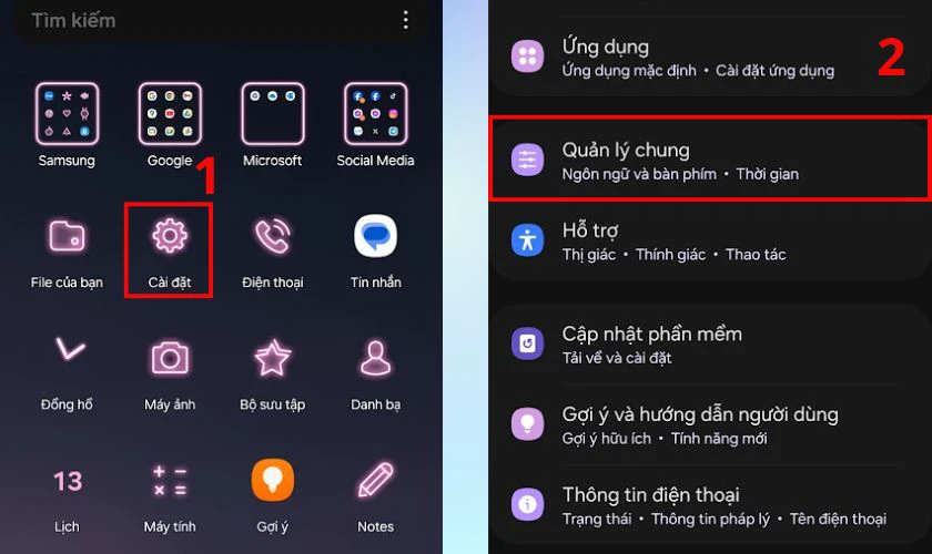 Bước 1 cách chuyển bàn phím tiếng Nhật trên điện thoại Android
