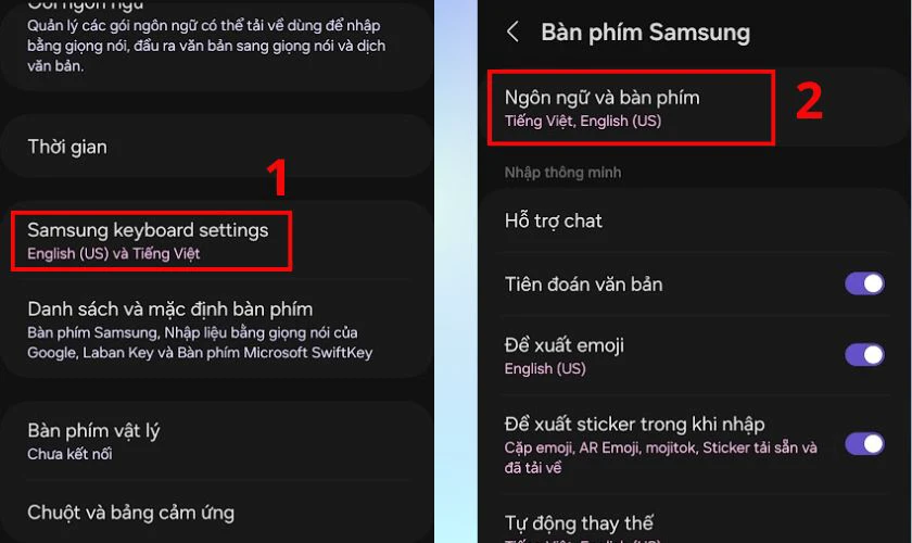 Bước 2 cách cài bàn phím tiếng Nhật trên điện thoại Android