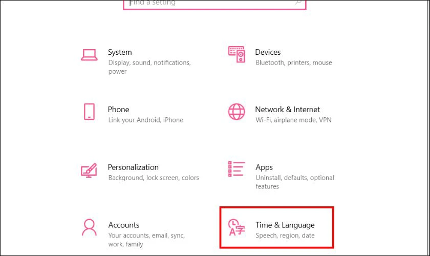 Bước 1 và 2 cách cài đặt bàn phím tiếng Nhật trên máy tính Windows