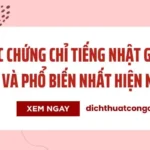 Các Chứng Chỉ Tiếng Nhật Giá Trị Và Phổ Biến Nhất Hiện Nay