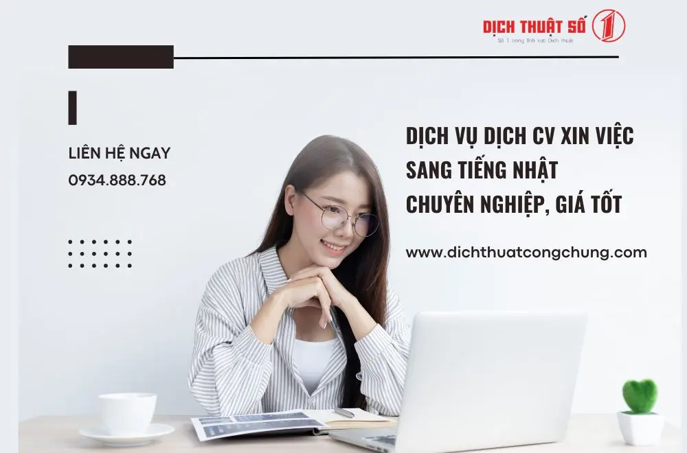 Dịch vụ dịch CV sang tiếng Nhật chuyên nghiệp, giá tốt