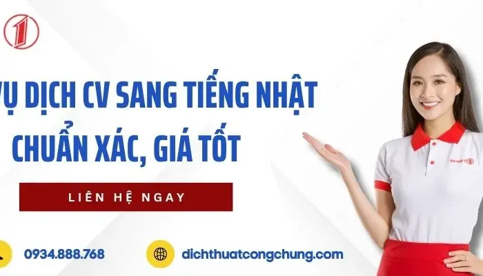 Dịch Vụ Dịch CV Xin Việc Sang Tiếng Nhật Chuẩn Xác, Giá Tốt