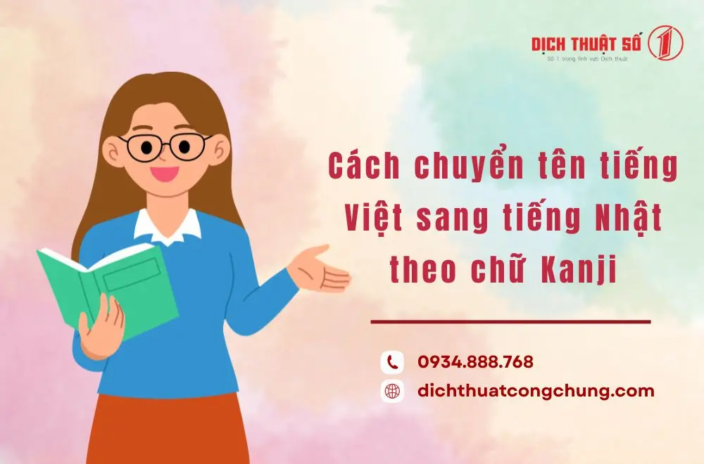 Cách chuyển tên tiếng Việt sang tiếng Nhật theo chữ Kanji