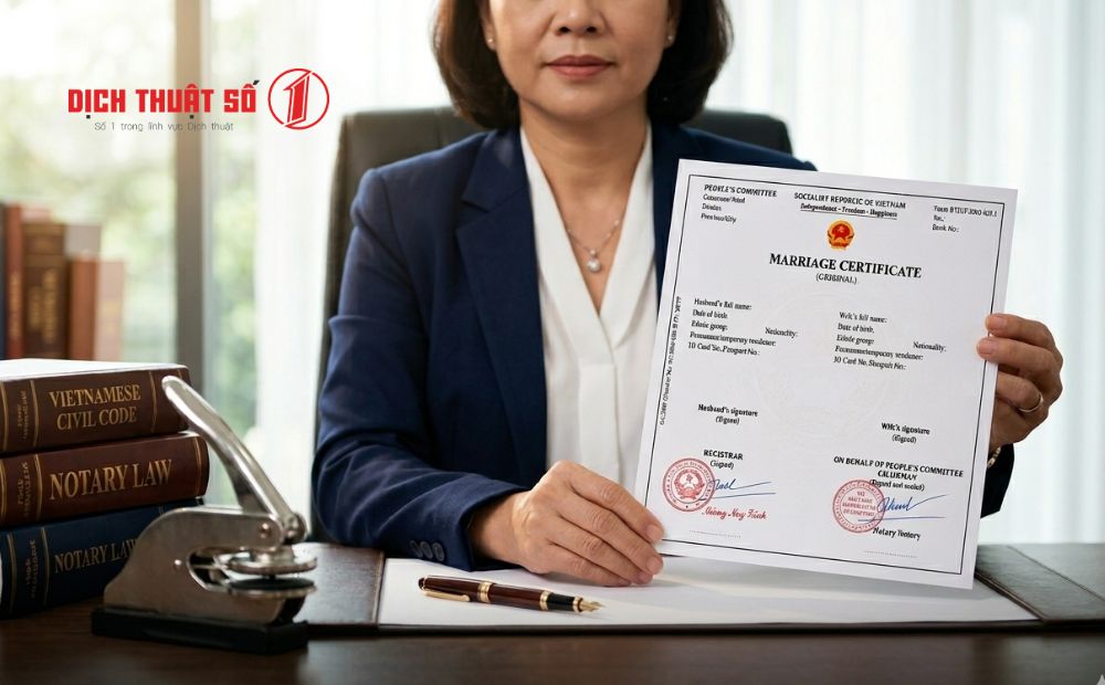 Dịch thuật công chứng giấy kết hôn là gì?