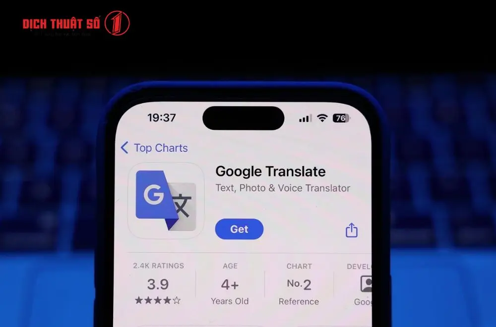 Google Dịch tiếng Nhật sang tiếng Việt
