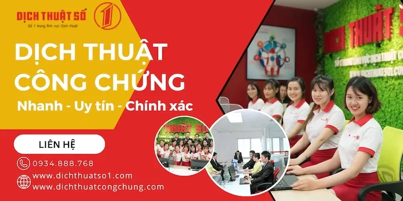 Văn phòng dịch thuật công chứng Cẩm Lệ